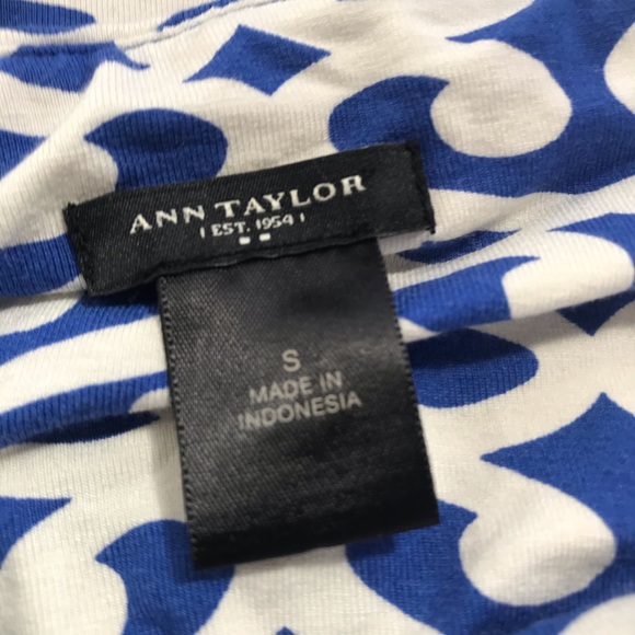 Ann Taylor blue strapless dress size small - Picture 3 of 6